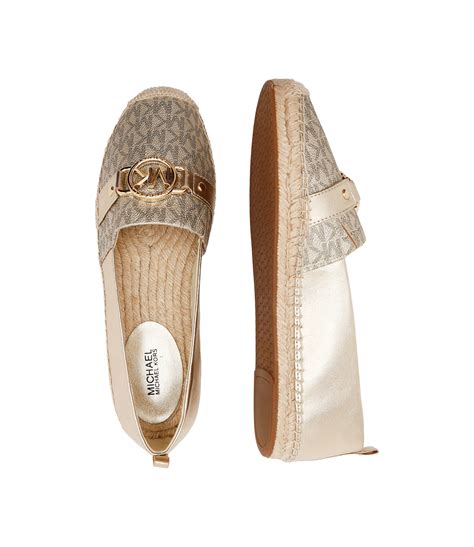 michael kors gold espadrilles